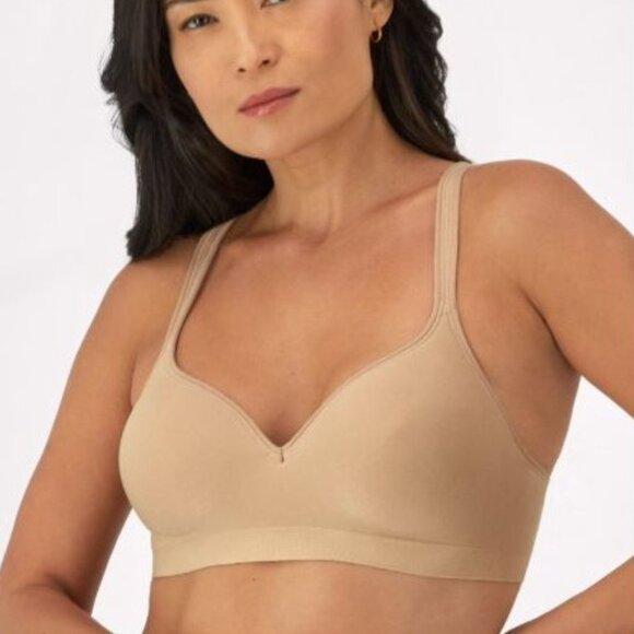 Bali Other - BALI Comfort Revolution Nude‎ Full-Coverage Wirefree, Seamless Bra Size 34D, NWT